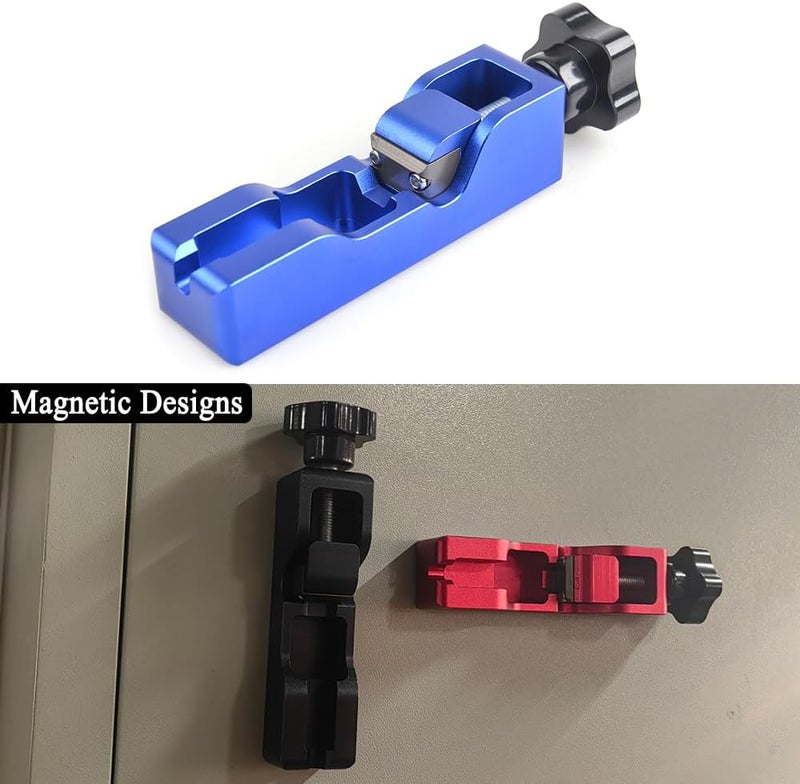 CNRAQR Universal Spark Plug Gap Adjustment Tool with Magnetic Base Compatible with Most 10mm 12mm 14mm 16mm Spark Plugs Blue - 1 Set with Feeler Gauge for Easy Installation and Storage - Image 5